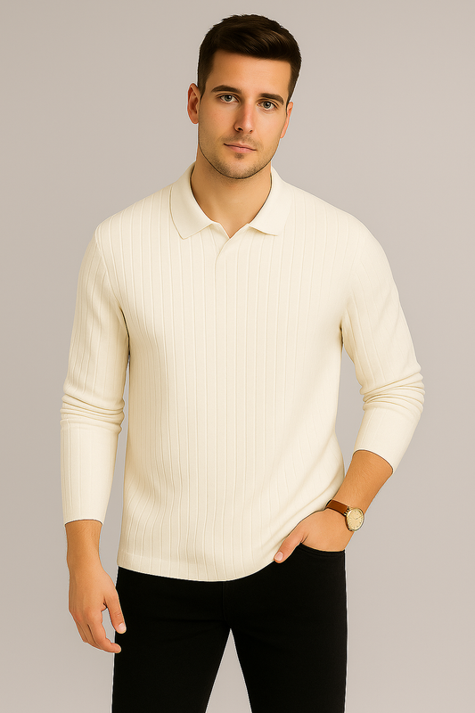 Alabaster Regular Fit Full Sleeves T-Shirt