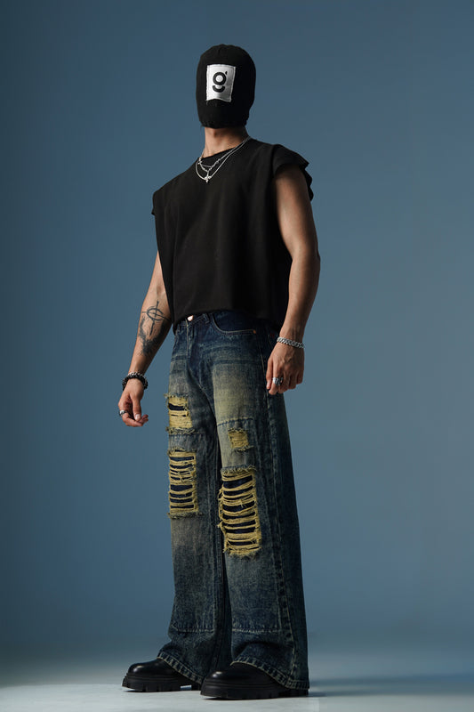 The K-DENIM - DISTRESS DENIM