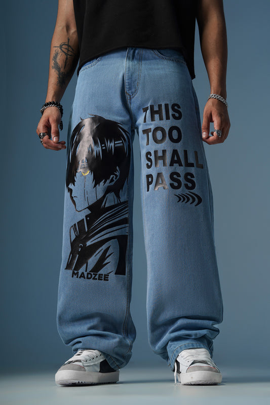 MADZEE IMPARMANENT DENIM PANTS