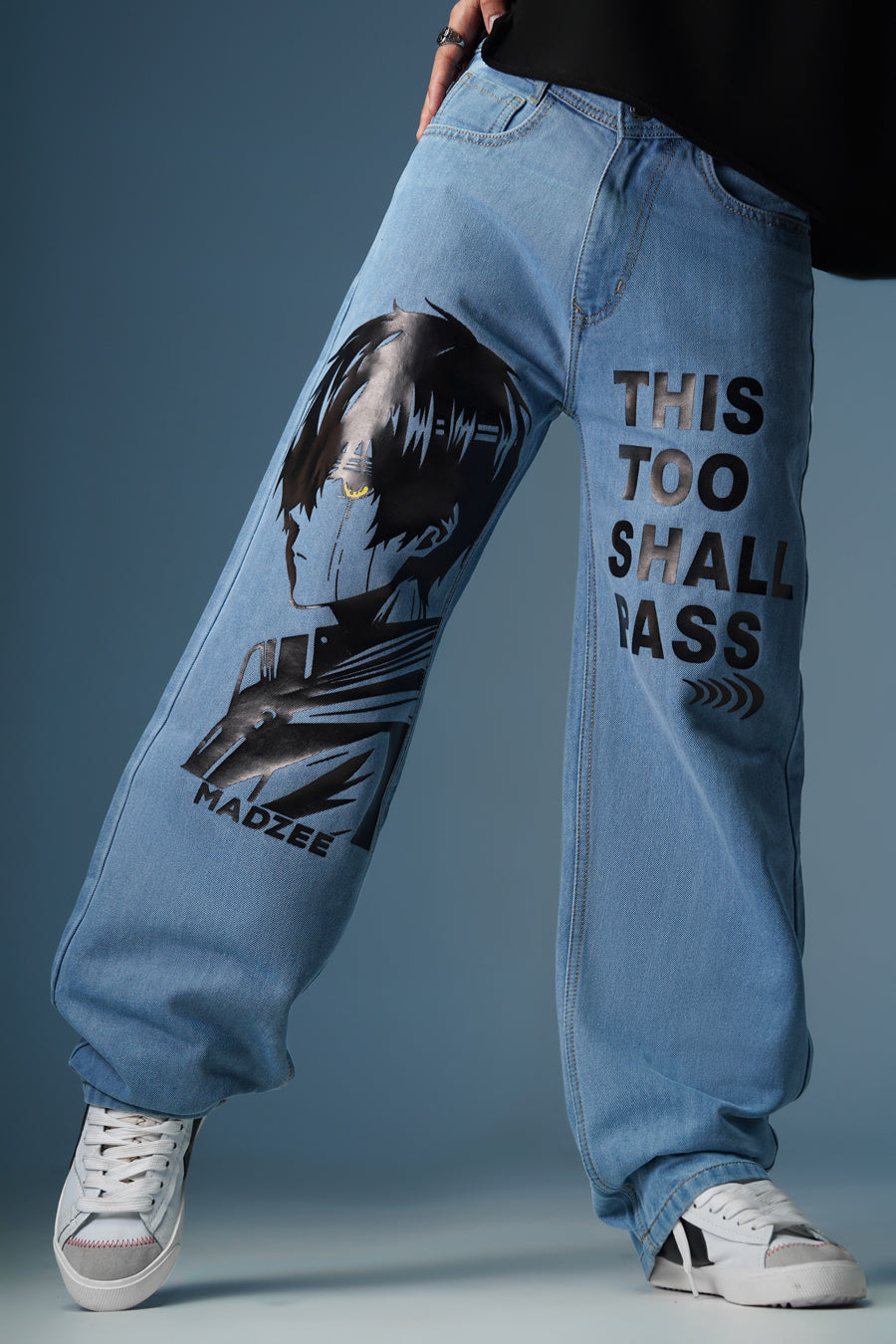 MADZEE IMPARMANENT DENIM PANTS