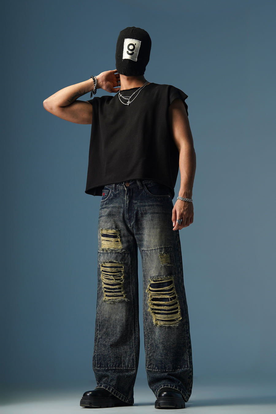 The K-DENIM - DISTRESS DENIM